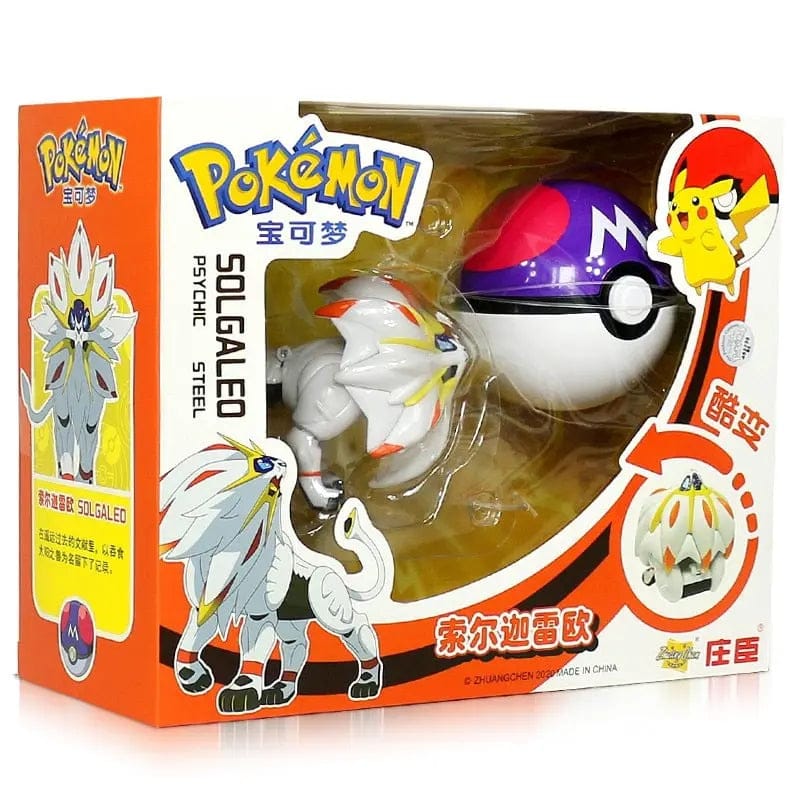 Pokemon Solgaleo Cool Transform With Pokeball Collectable Figure  (No Refund and Replacement allowed as its Seal Packed)