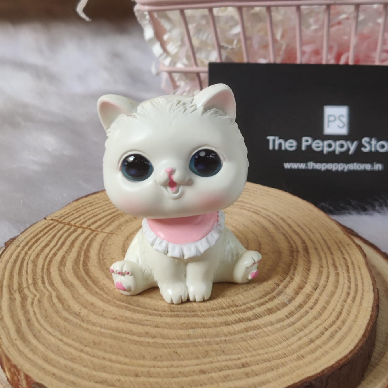 Cute Cat Open Eyes Bobblehead (Select from Drop Down)