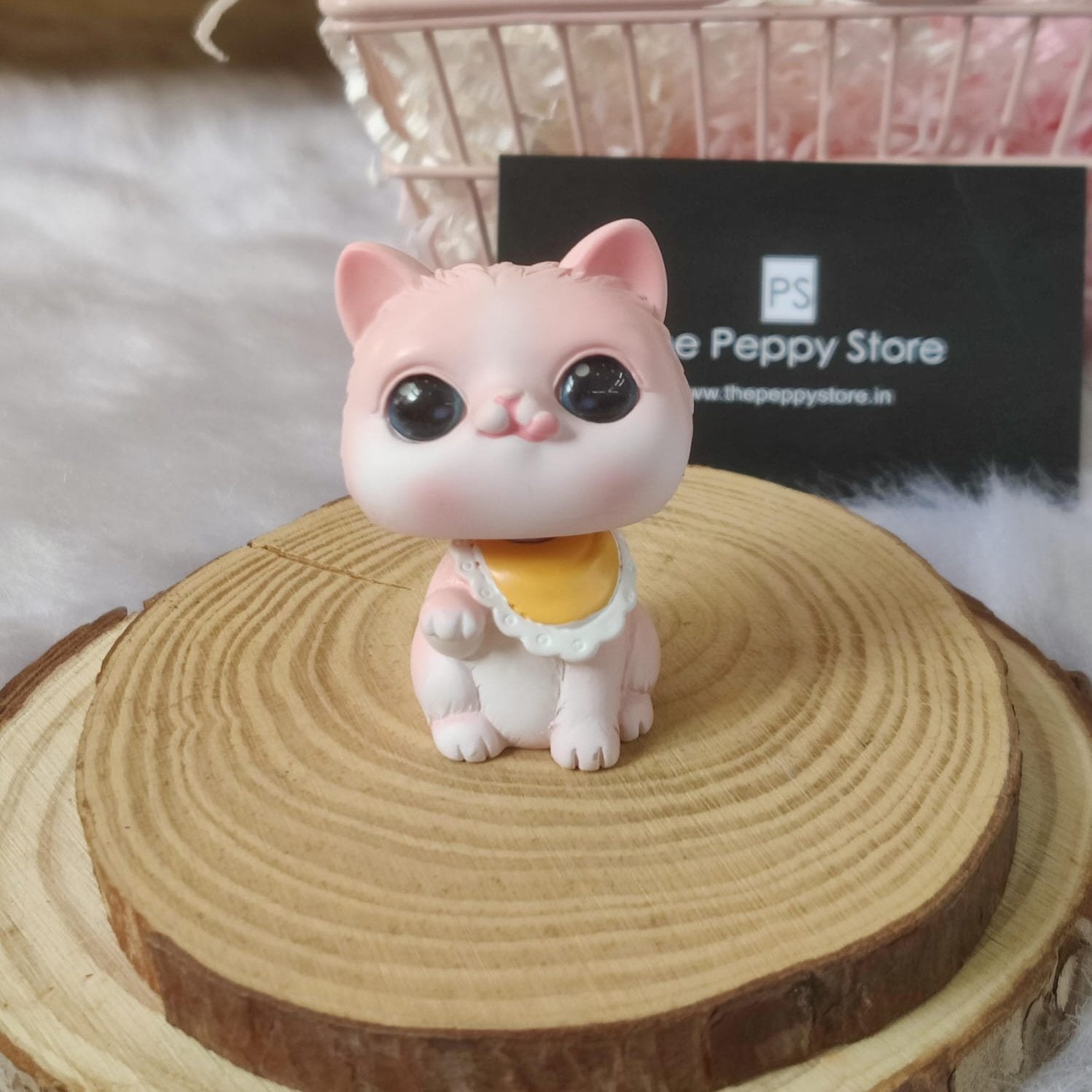 Cute Cat Open Eyes Bobblehead (Select from Drop Down)