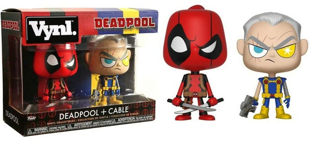 Deadpool And Cable Vinyl Funko Pop - Set of 2