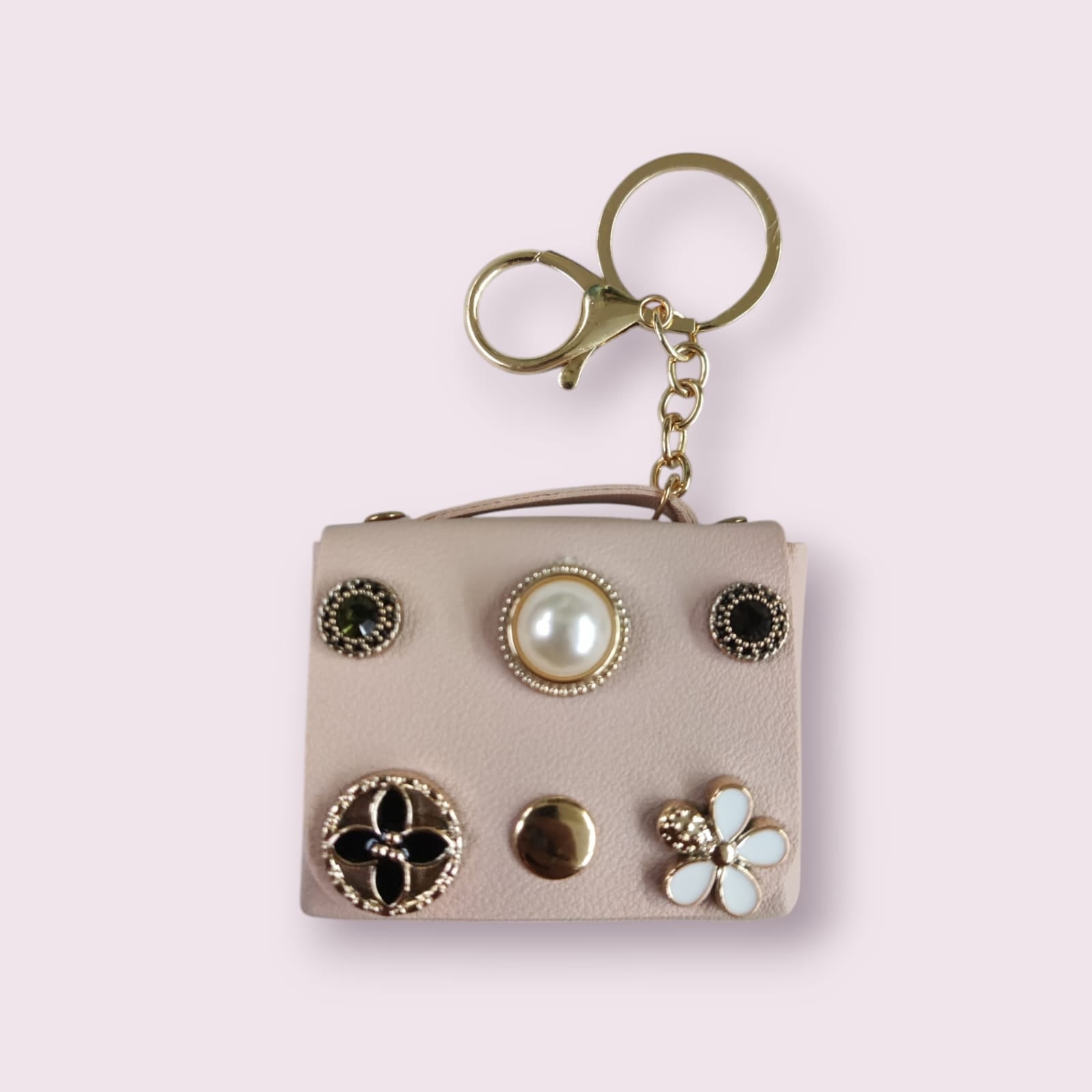 Cute Handbag Keychain With Bagcharm (Select From Drop Down Menu)