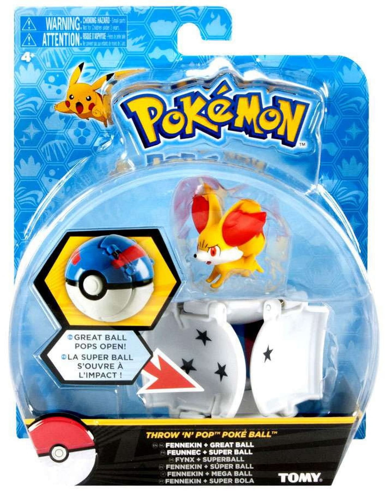 Pokemon Fennekin Throw N Pokeball Collectable Figure (No Cash On Delivery Allowed On This Product) - Prepaid Order Only