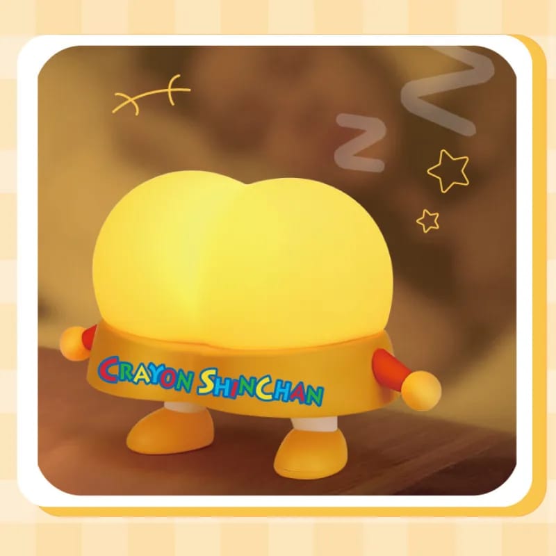 Cute Shinchan Butt 3D Silicon Tap Lamp - USB Chargeable (3 Light Modes)