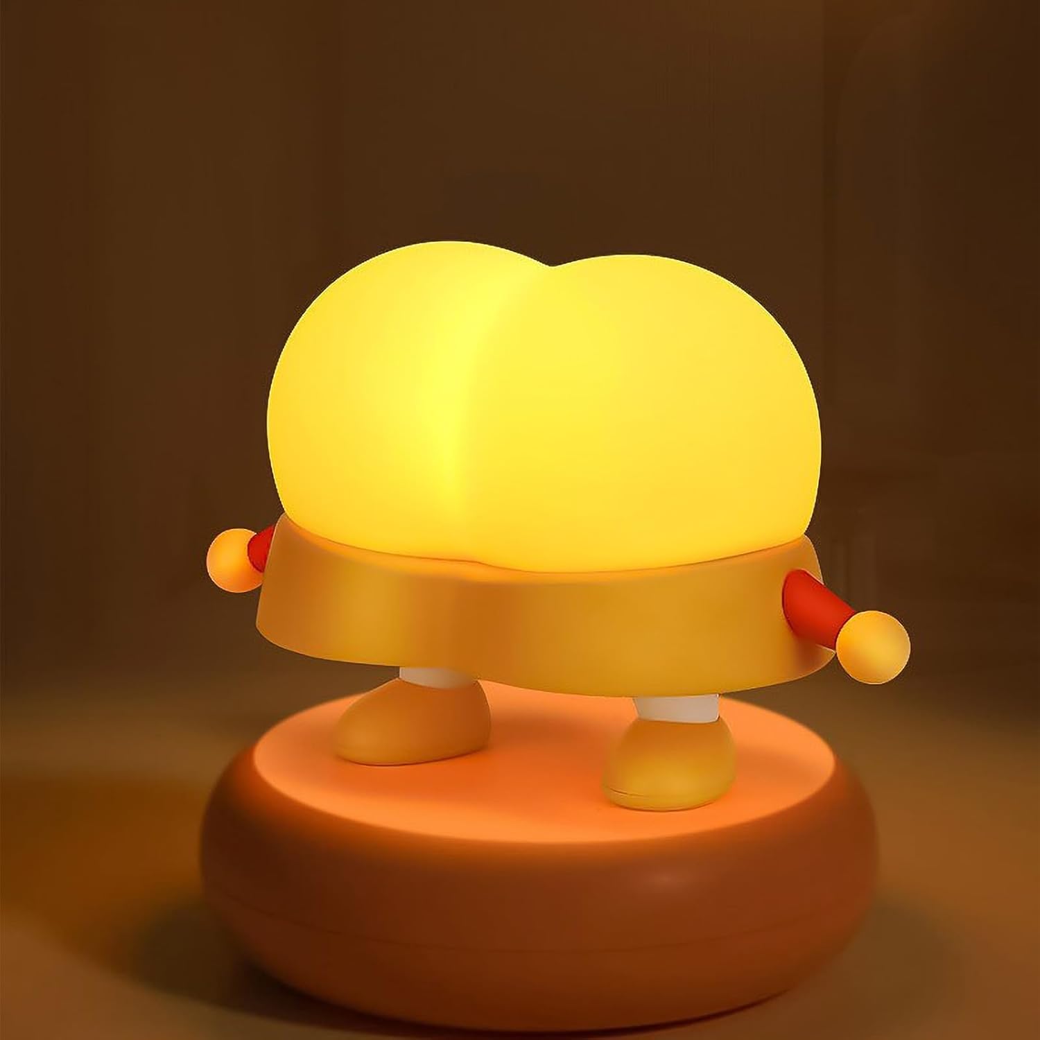 Cute Shinchan Butt 3D Silicon Tap Lamp - USB Chargeable (3 Light Modes)