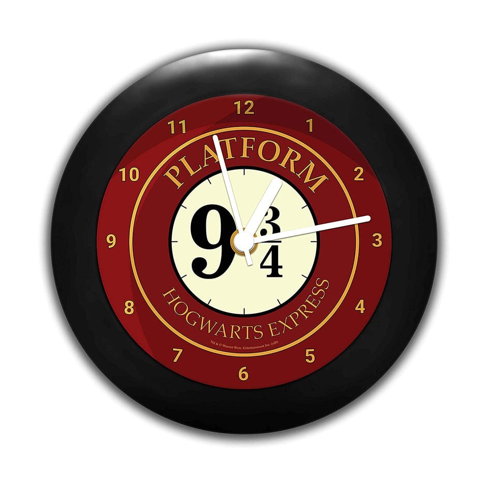 Harry Potter Hogwarts Express Platform 9 3/4  Table Clock