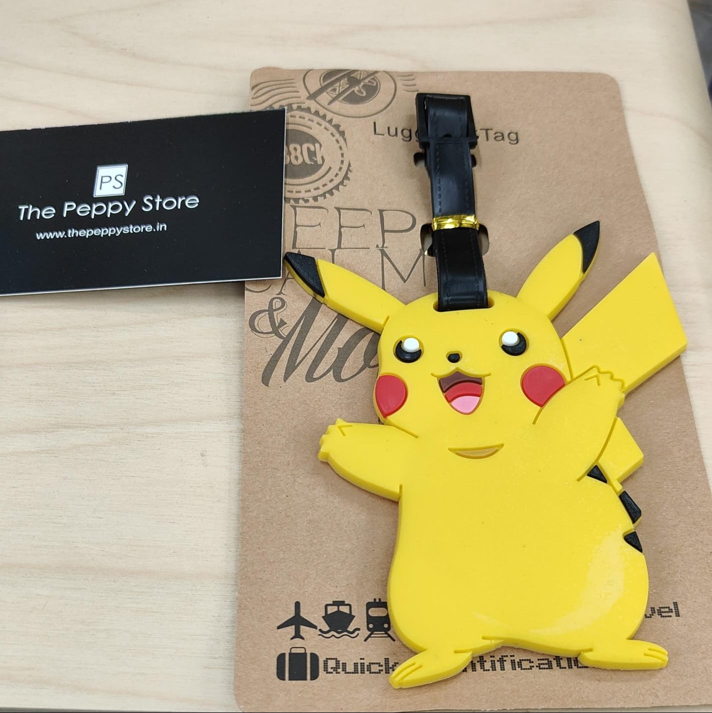 Pokemon Pikachu Luggage Tag / Bag Tag