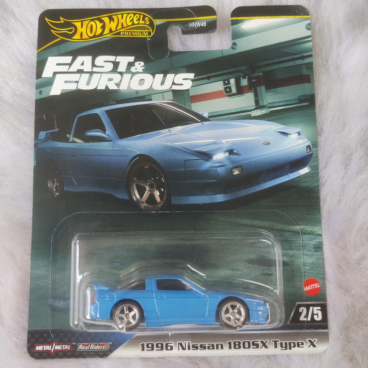 Hot Wheels Imported Fast & Furious  HNW46 1996 Nissan 180SX Type X Vehicles Exclusive Collection