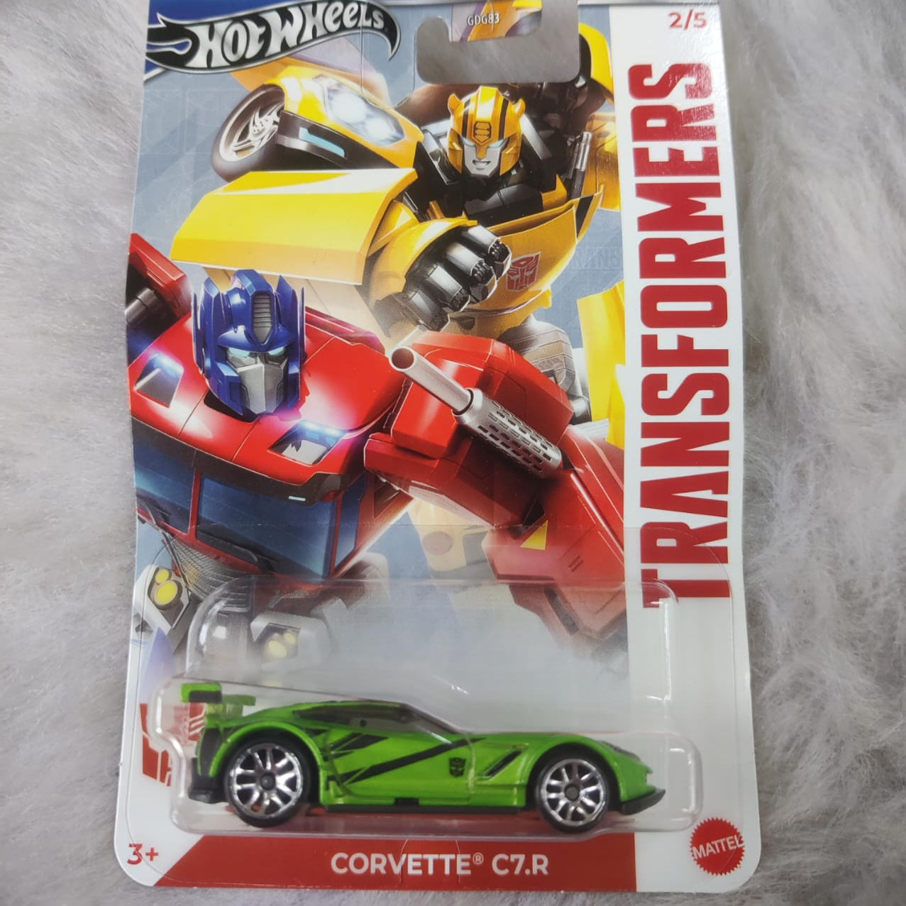 Hot Wheels Imported Transformer Corvette C7.R Vehicles Exclusive Collection