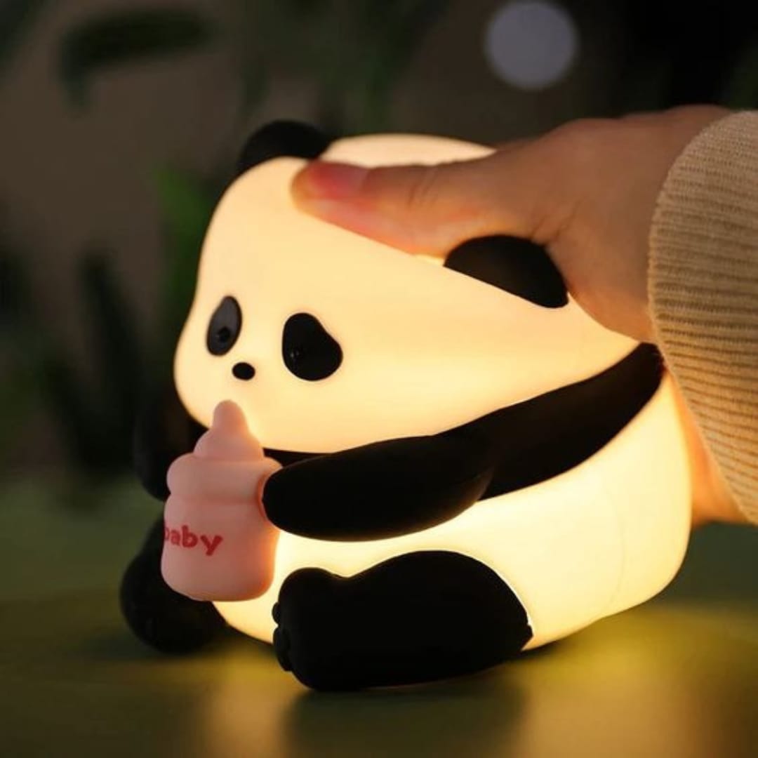 Panda Colour- Changing 3D Silicon Lamp - USB Chargeable