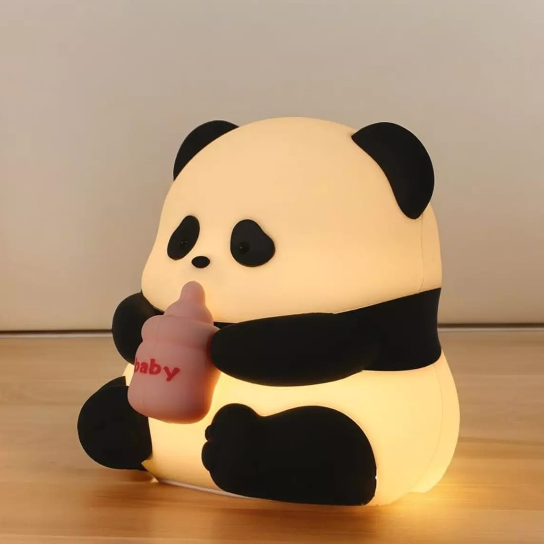 Panda Colour- Changing 3D Silicon Lamp - USB Chargeable