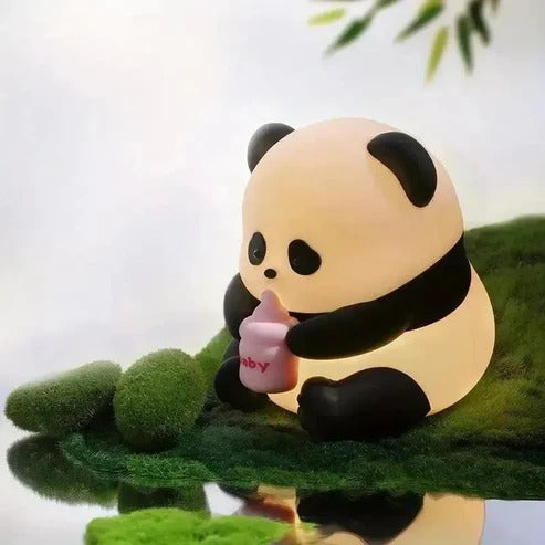 Panda Colour- Changing 3D Silicon Lamp - USB Chargeable