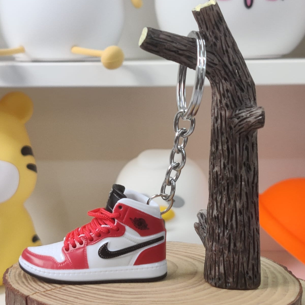 Red Sneakers Miniature Keychain