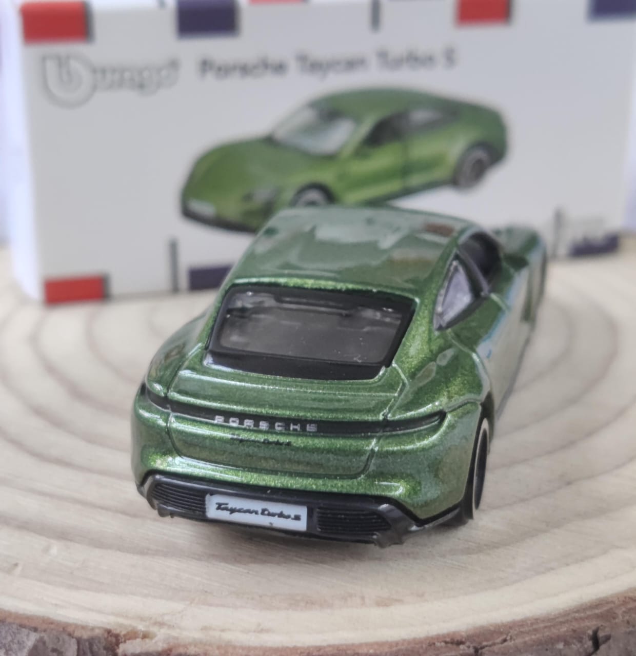 Official Bburago Porsche Taycan Turbo S - 1 : 64 Diecast Scale Model - (No Cash On Delivery Allowed On This Product)