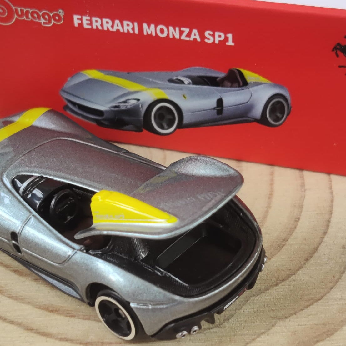 Official Bburago Ferrari Monza SP1 - 1 : 64 Diecast Scale Model