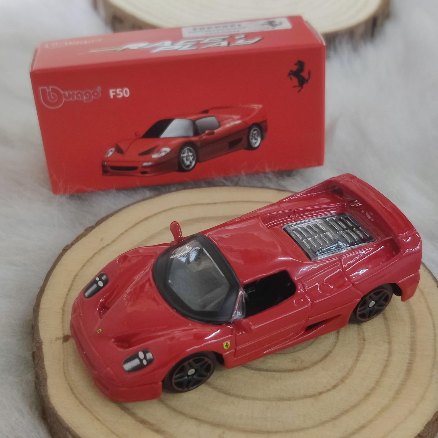 Official Bburago F50 - 1 : 64 Diecast Scale Model