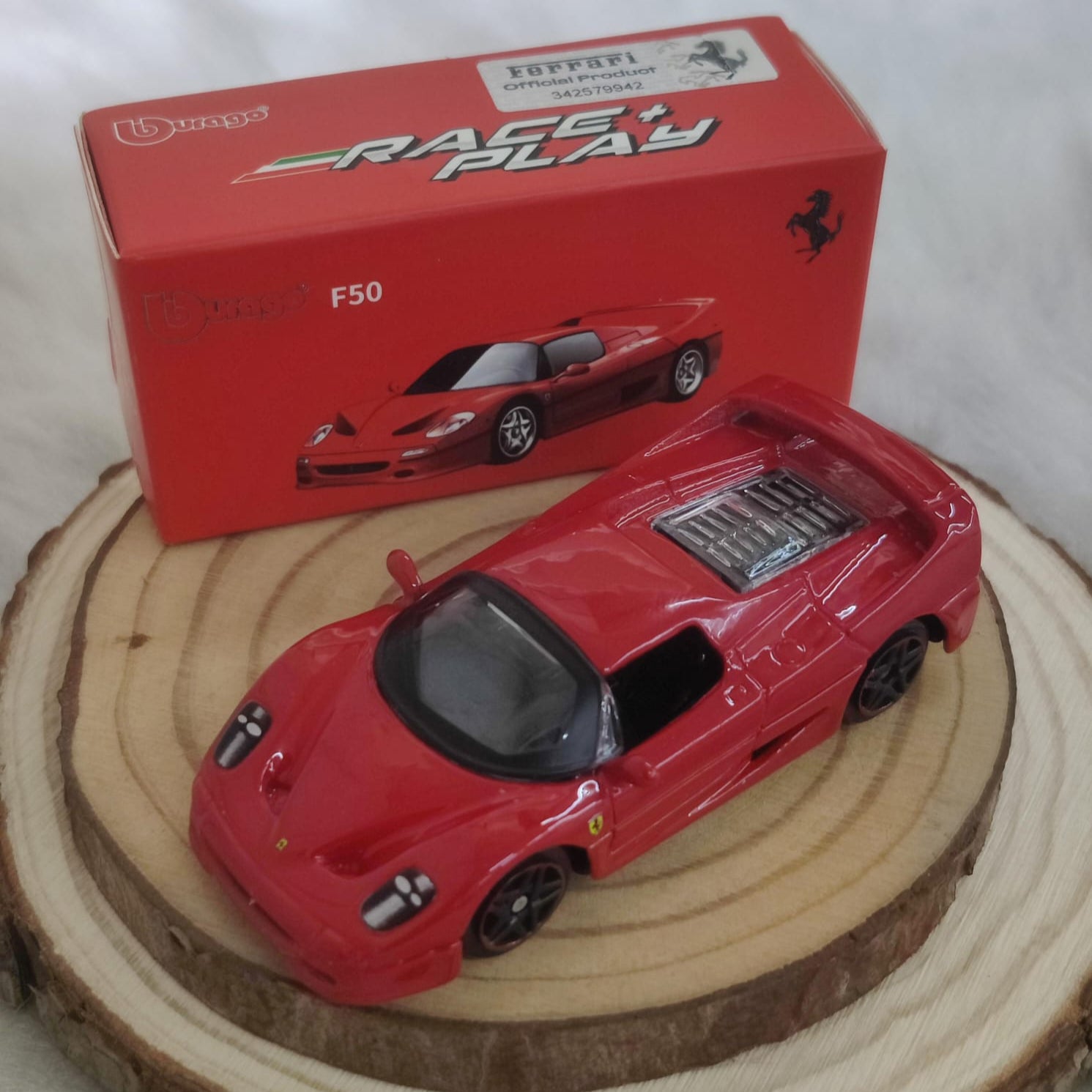 Official Bburago F50 - 1 : 64 Diecast Scale Model