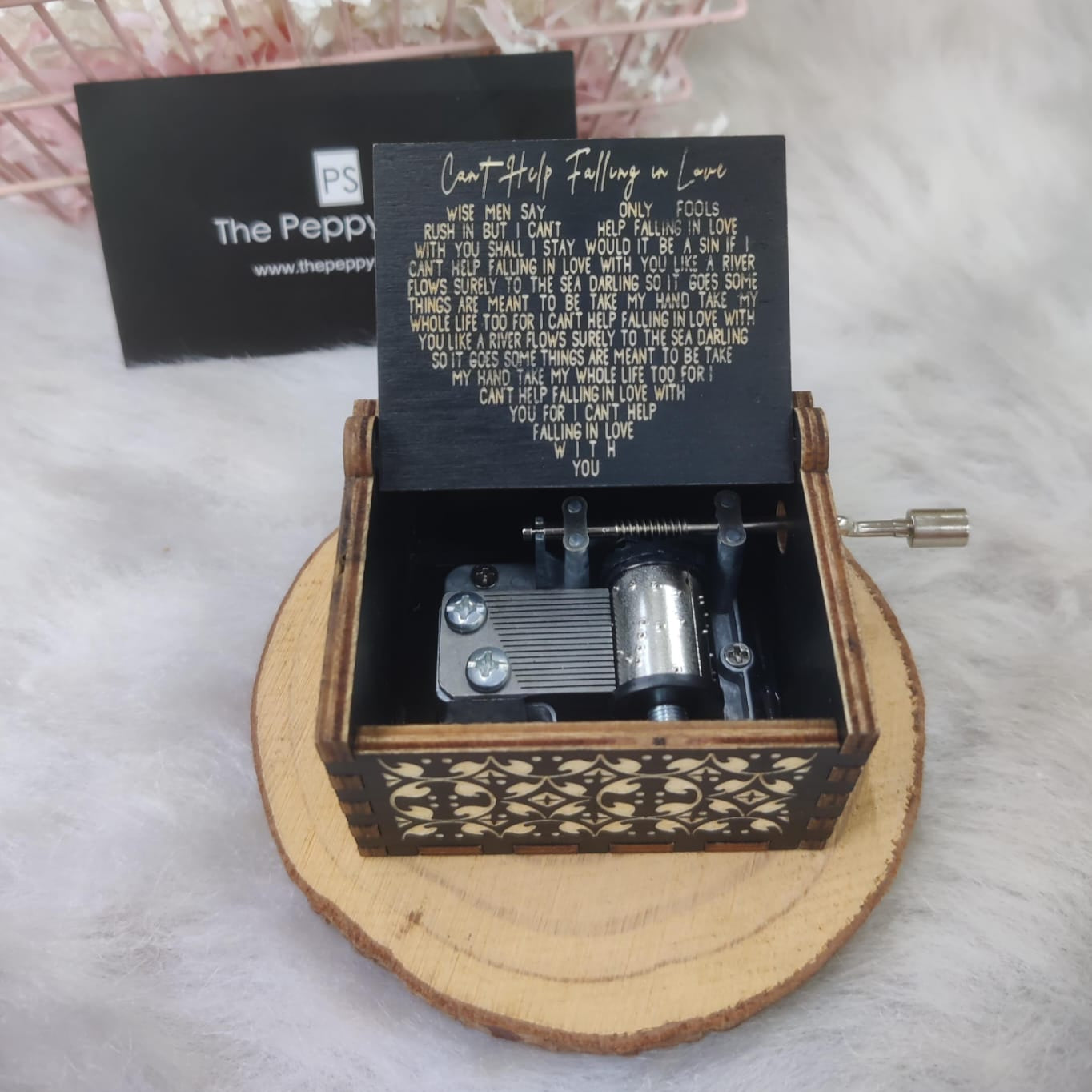 Can't Help Falling In Love - Black Heart Music Box