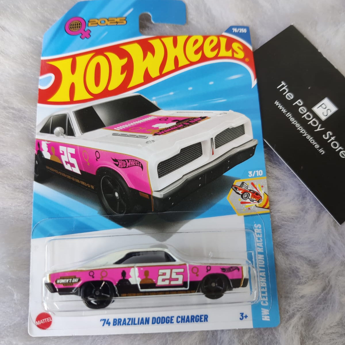 Hot Wheels Imported '74 Brazilian Dodge Charger Vehicle Exclusive Collection 2025 C and D Case