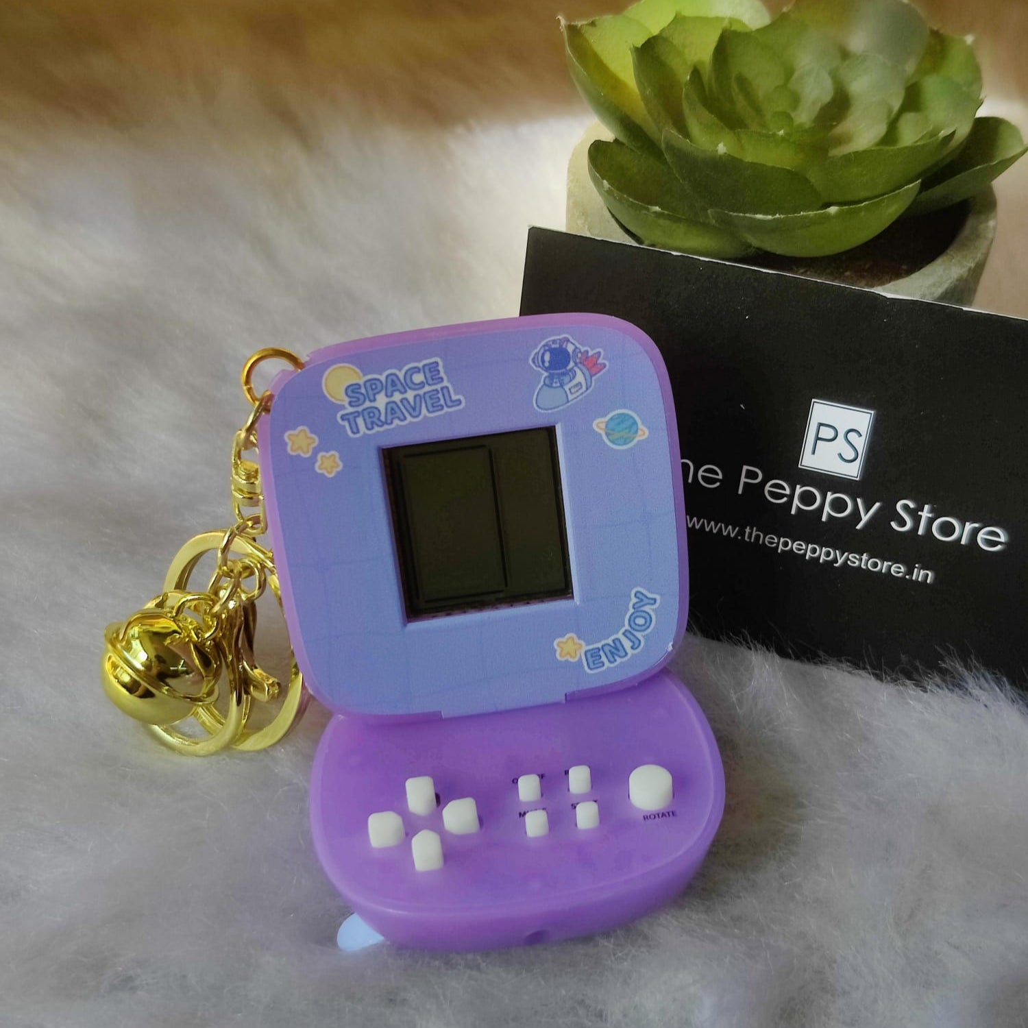 Video Game Console Keychain With Bagcharm (Select From Drop Down Menu)