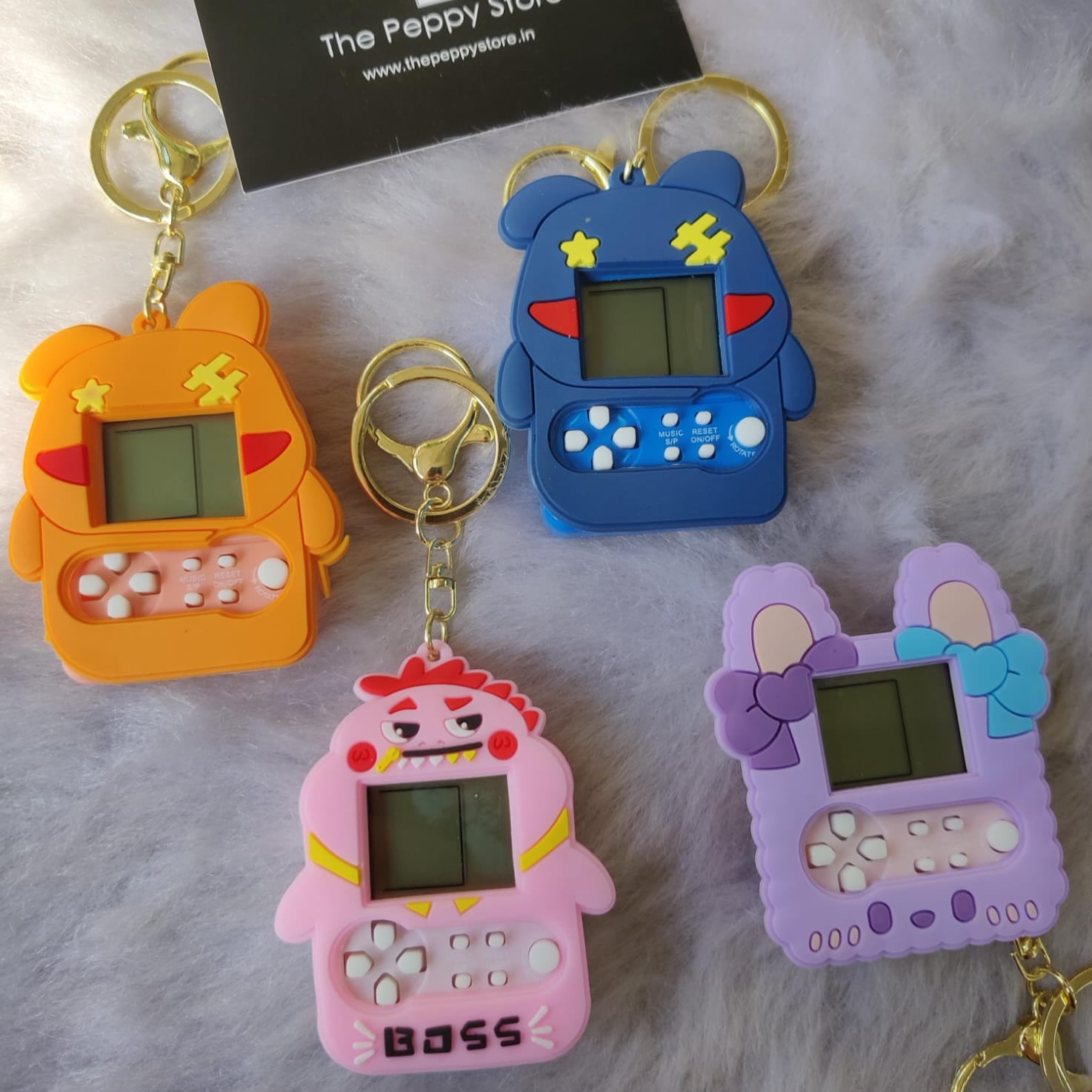 Video Game Console Keychain With Bagcharm (Choose From Drop Down Menu)