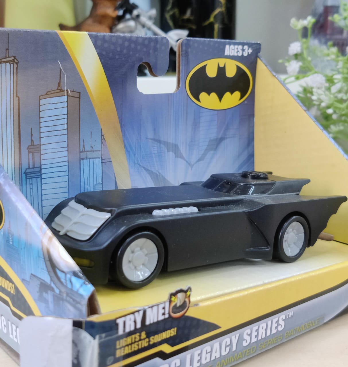 DC Legacy Series Batmobile Die Cast Metal Car Model With Lights And Realistic Sound (Select From Drop Down Menu)