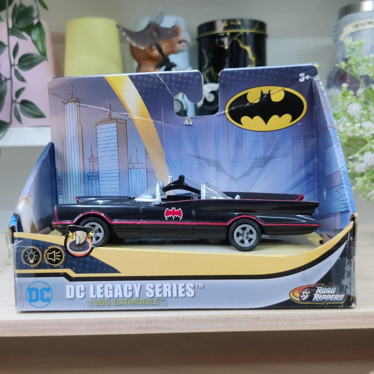 DC Legacy Series Batmobile Die Cast Metal Car Model With Lights And Realistic Sound (Select From Drop Down Menu)