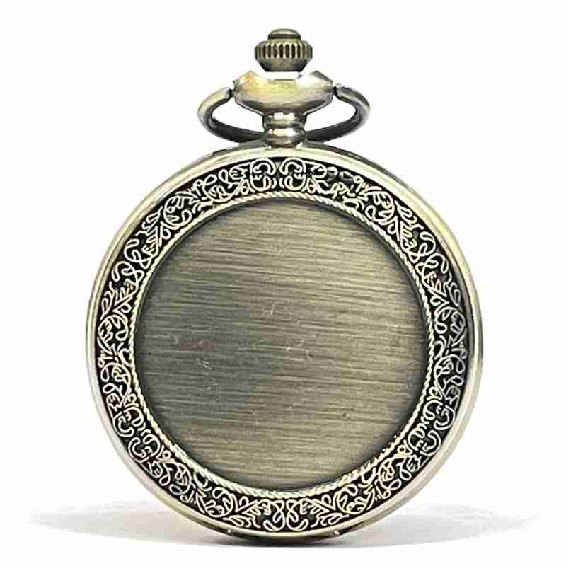 Vintage Antique Pocket Watch Keychain