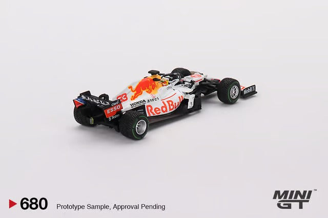 Mini GT Red Bull Racing RB16B #33 - Max Verstappen 2021 Turkish Grand Prix 2nd Place