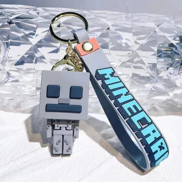 Game 3D Silicon Keychain With Bagcharm and Strap (Select From Drop Down Menu)