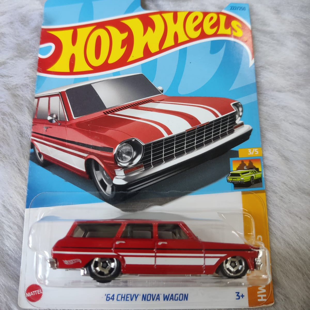 Hot Wheels Imported '64 Chevy Nova Wagon Vehicle Exclusive Collection