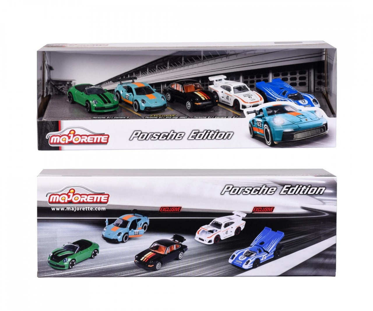 Majorette Porsche Edition Giftpack Premium Diecast Car Model - Set of 5 - No Cash On Delivery Allowed On This Product)