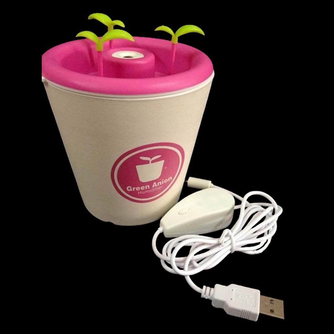 Green Anion Ceramic Aroma Diffuser Mist Dispenser - Pink Dispenser