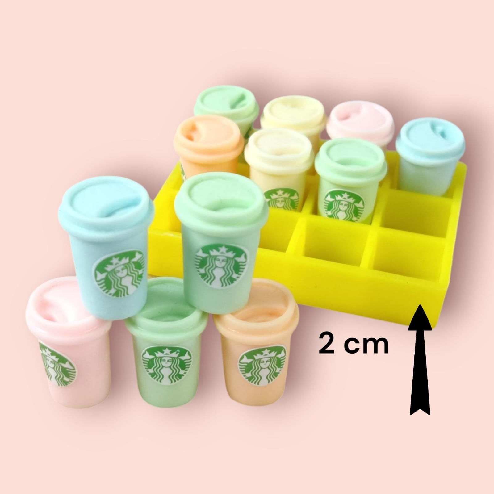 Starbucks Coffee Double Shot Pack of 12 pcs Miniature Showpiece