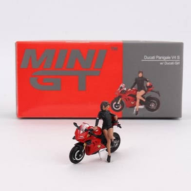 Mini GT Code 682 Ducati Panigale V4 S w/ Ducati Girl