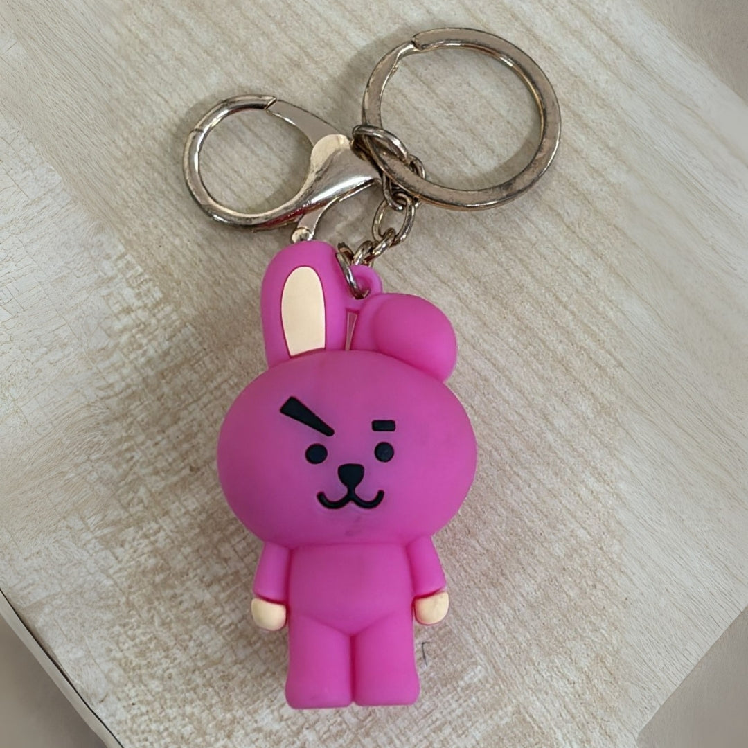 BT21 Kookie 3D Keychain With Bagcharm