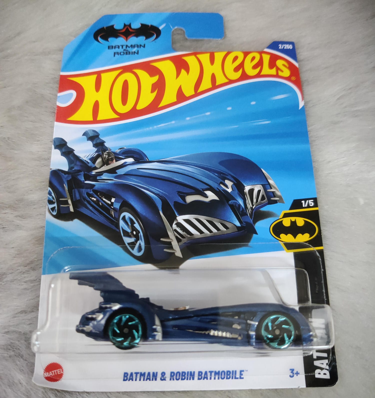 HOT WHEELS BATMAN & ROBIN BATMOBILE J AND K CASE 2025