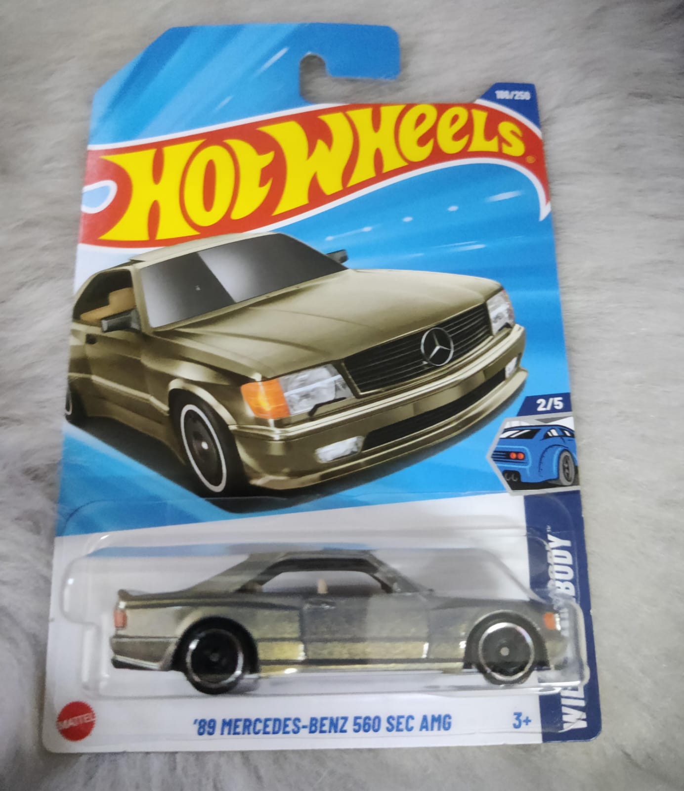 HOT WHEELS J and K Case 2025- 89 Mercedes - Benz 560 Sec AMG