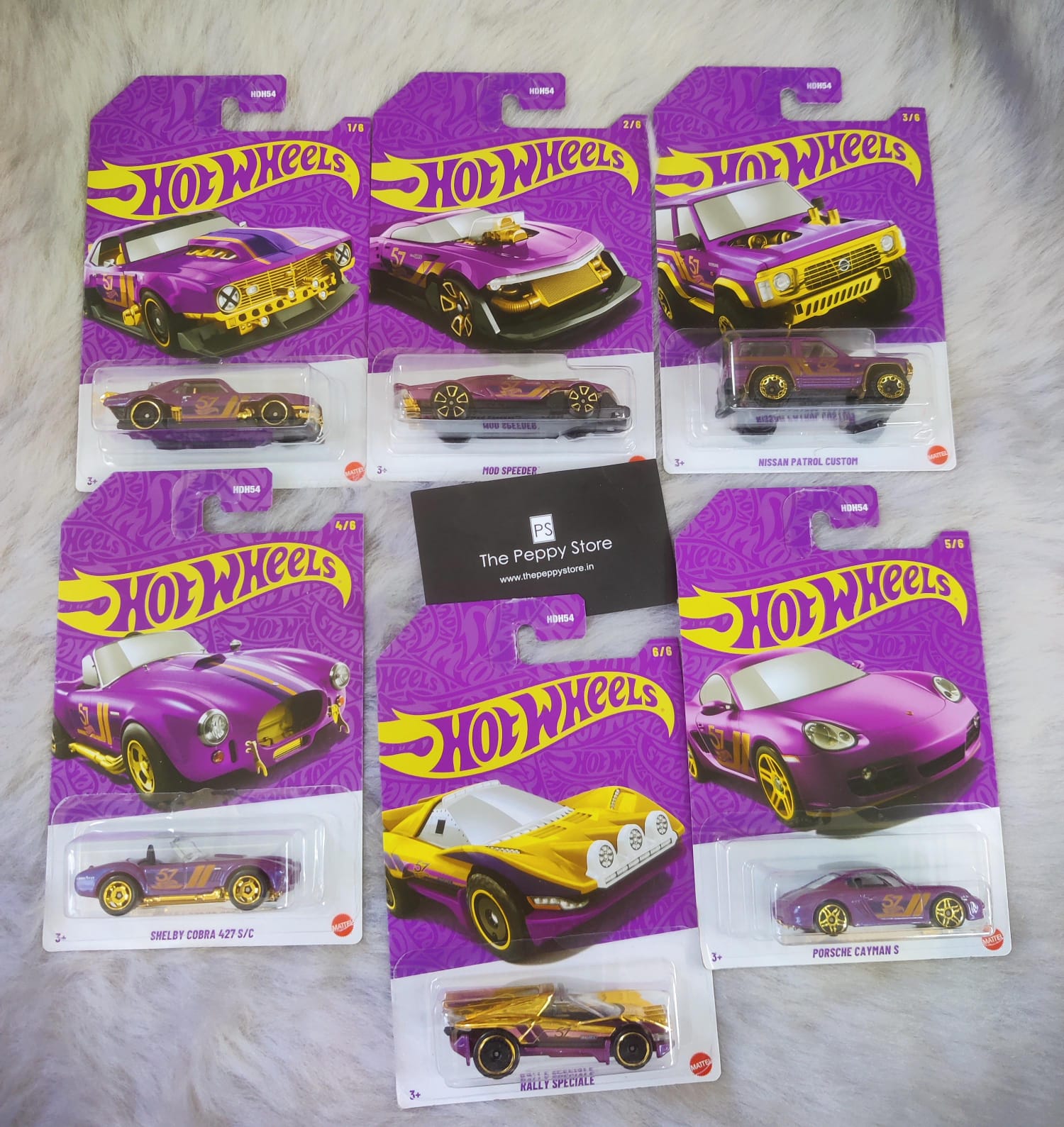 Hotwheels 57th Anniversay Set with Chase