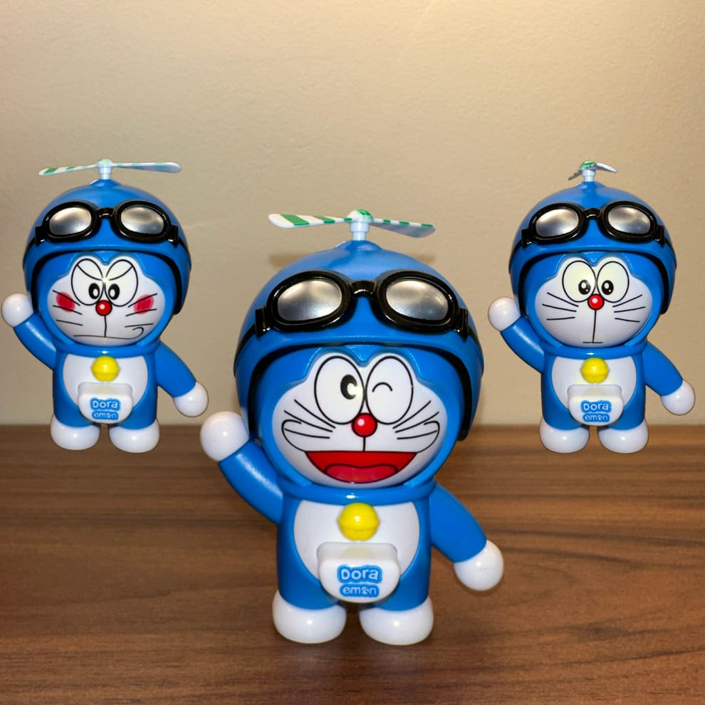 Doraemon 3D Mood Swing Keychain With Bagcharm (Select From Drop Down Menu)