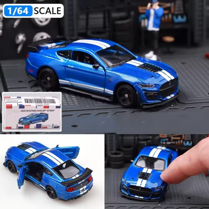 Official Bburago 2020 Mustang Shelby GT500 - 1 : 64 Diecast Scale Model - Box Bent Car in Mint Condition
