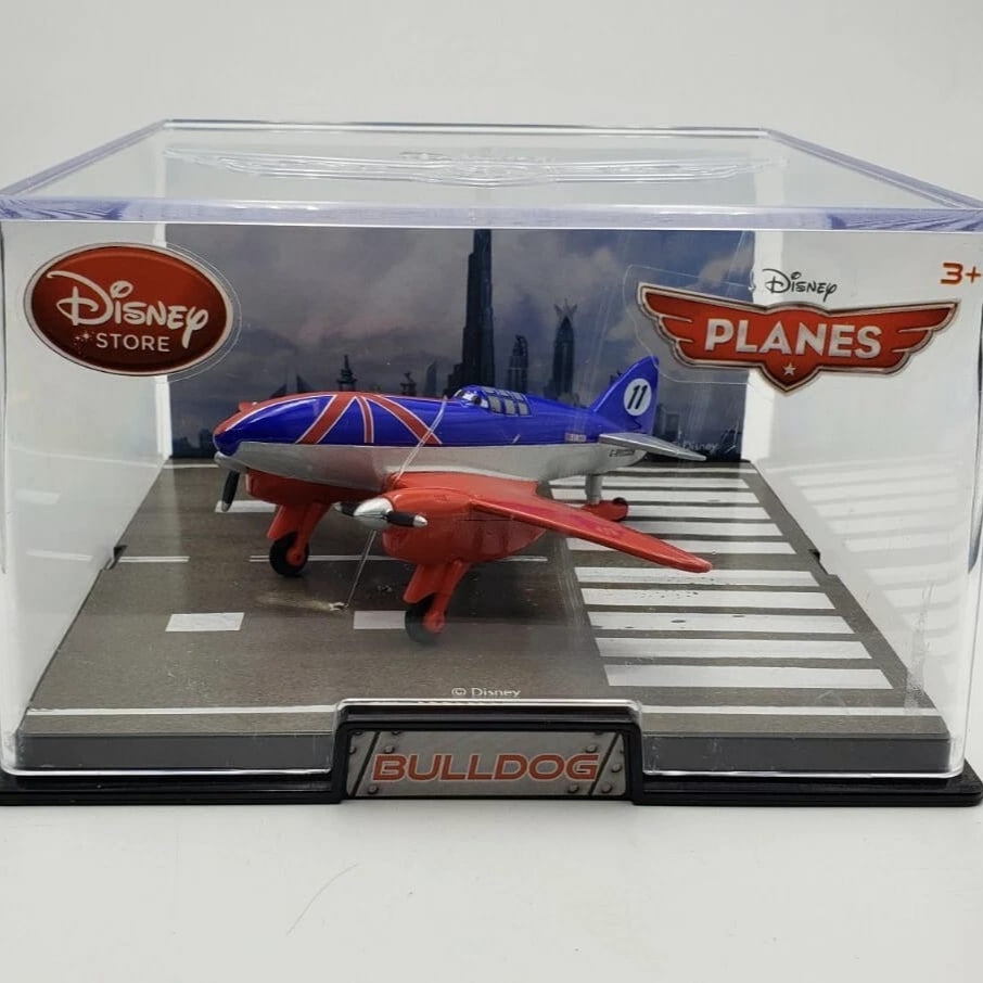 Disney Planes - Bulldog - Scale 1 : 43 Die Cast Plane Wih Acrylic Case