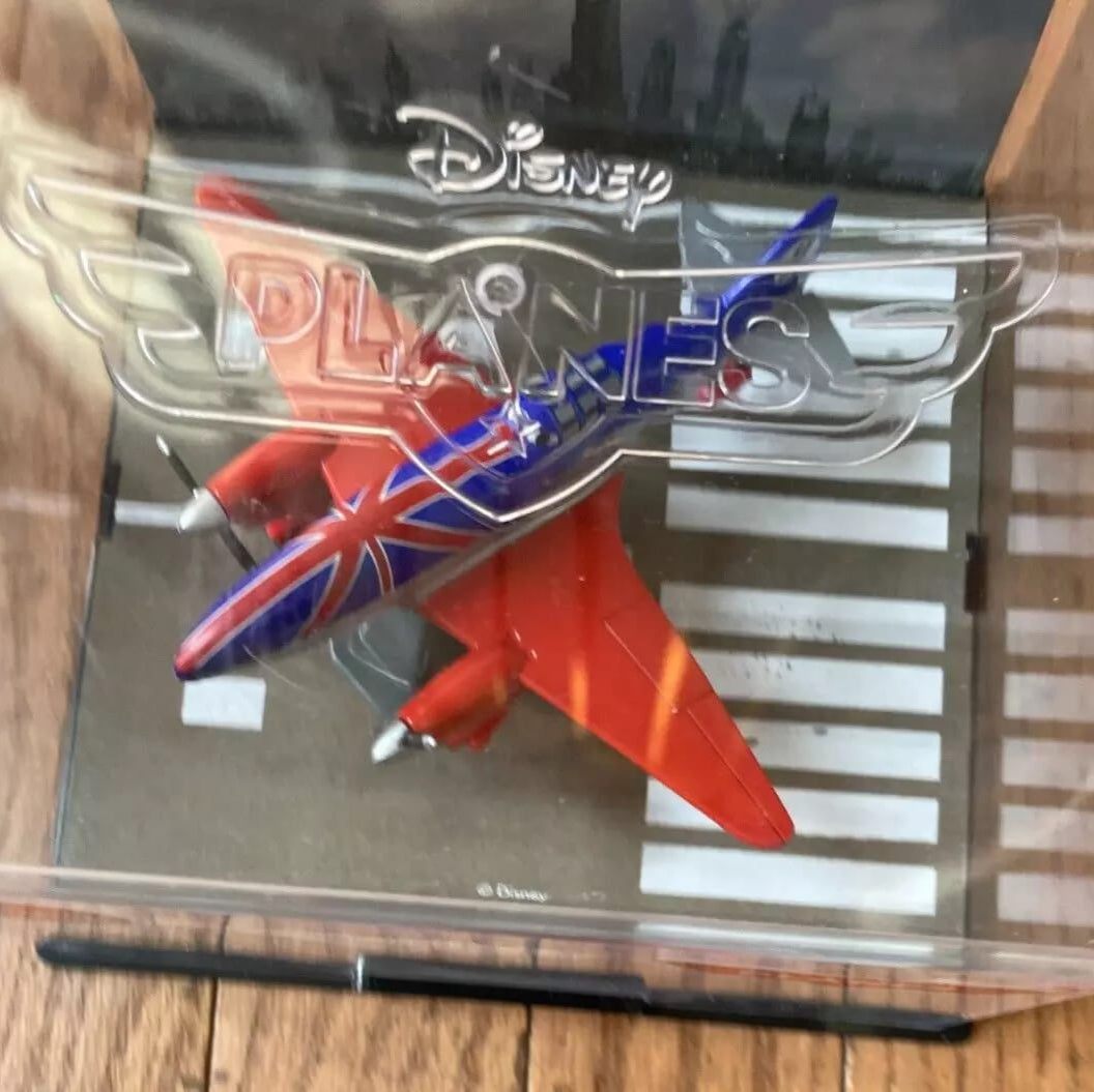Disney Planes - Bulldog - Scale 1 : 43 Die Cast Plane Wih Acrylic Case