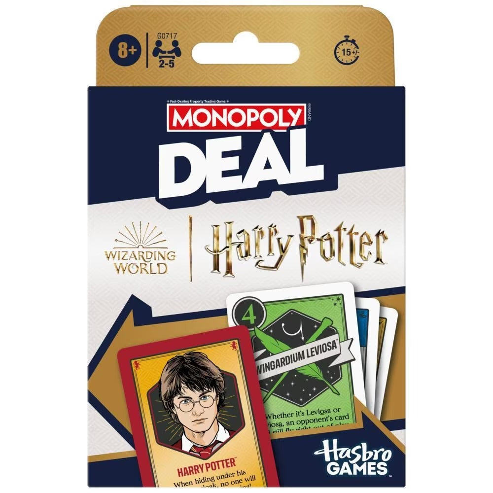 Hasbro Official Monopoly Deal Harry Potter Card Game