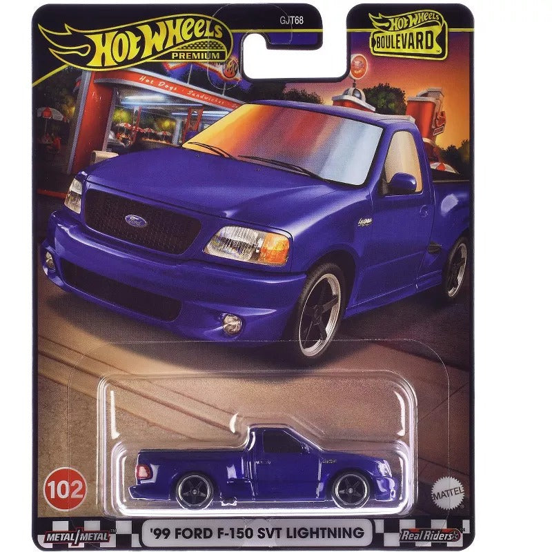 Hot Wheels Premium Imported 2025 Boulevard Exclusive Collection - '99 Ford F-150 SVT Lightning