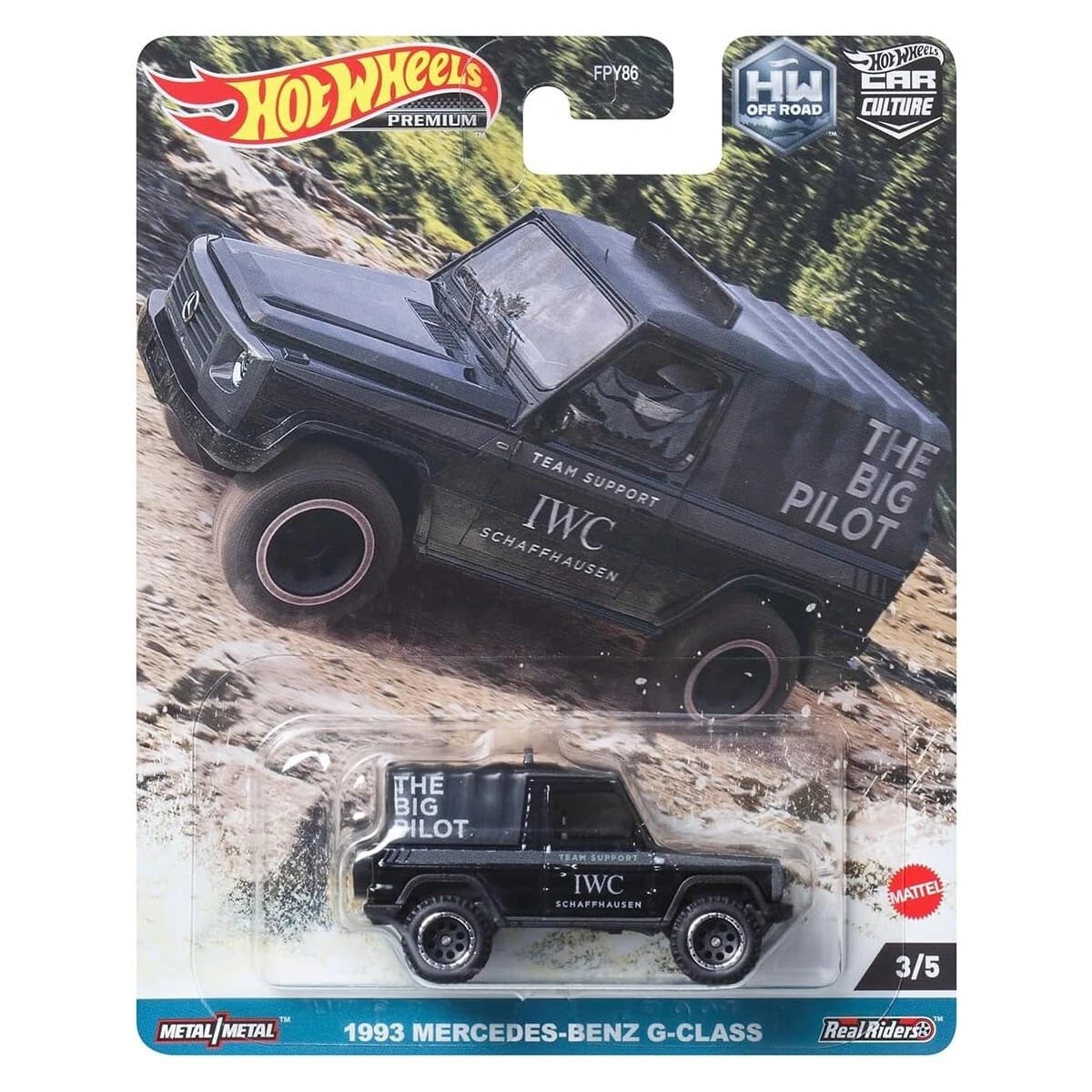 Hot Wheels 1:64 2023 HW Off Road Premium Car Culture Diecast Model Cars - 1993 Mercedes-Benz G-Class
