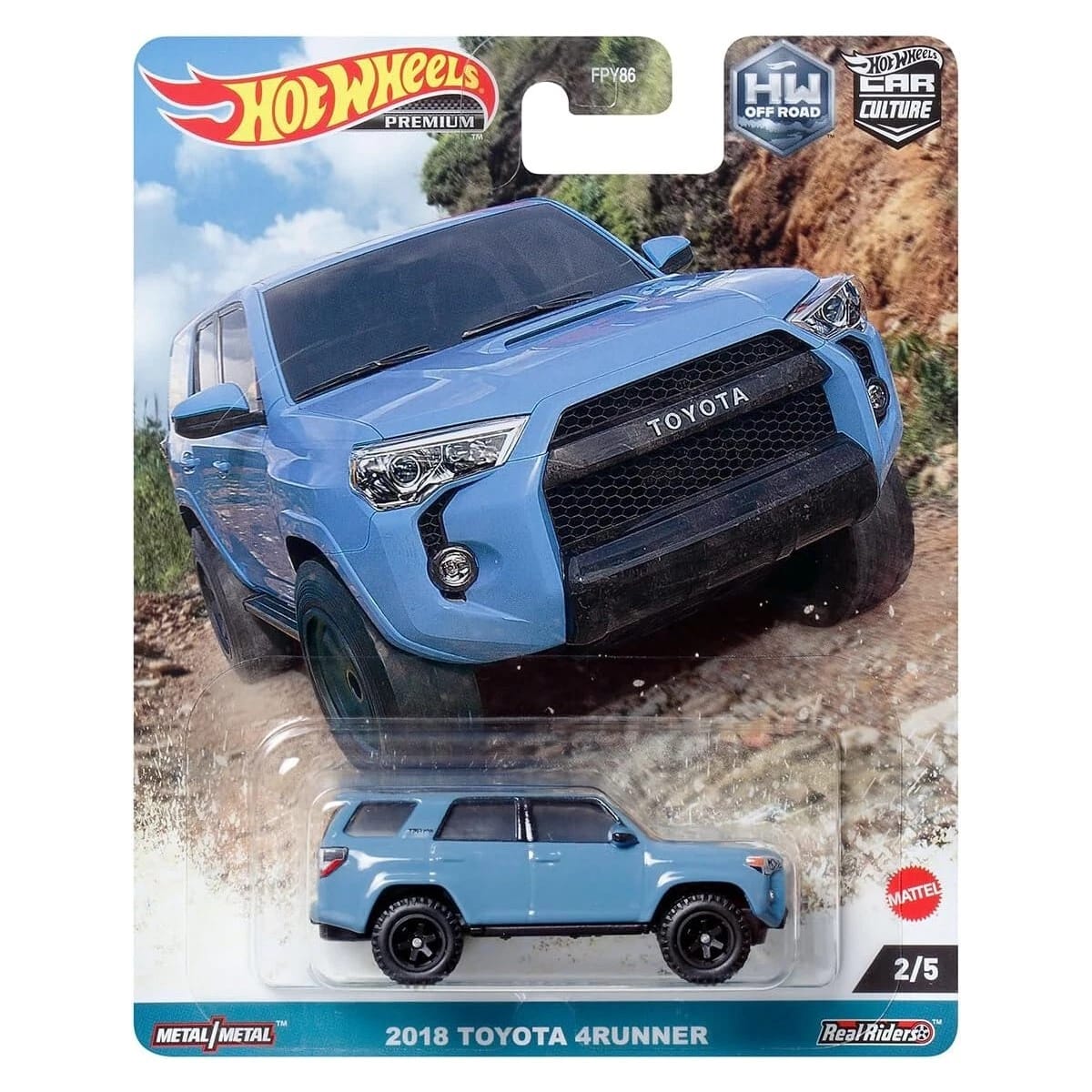 Hot Wheels 1:64 2023 HW Off Road Premium Car Culture Diecast Model Cars - 2018 Toyota 4Runner