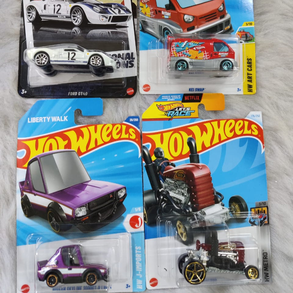Hot Wheels Combo Indian and Imported Cars - Set Of 4