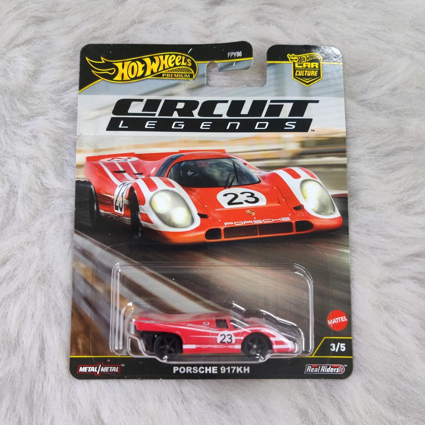 Hot Wheels Scale 1:64 Circuit Legends Premium Car Culture Diecast Model Cars - Porsche 917KH