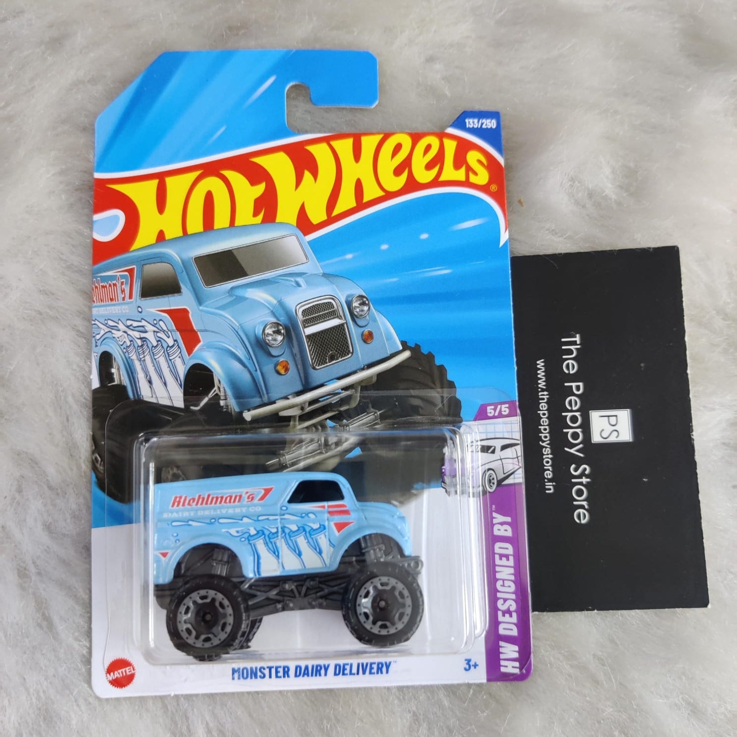 Hot Wheels 2025 L and M Case Vehicle Exclusive Collection - Monster Dairy Delivery