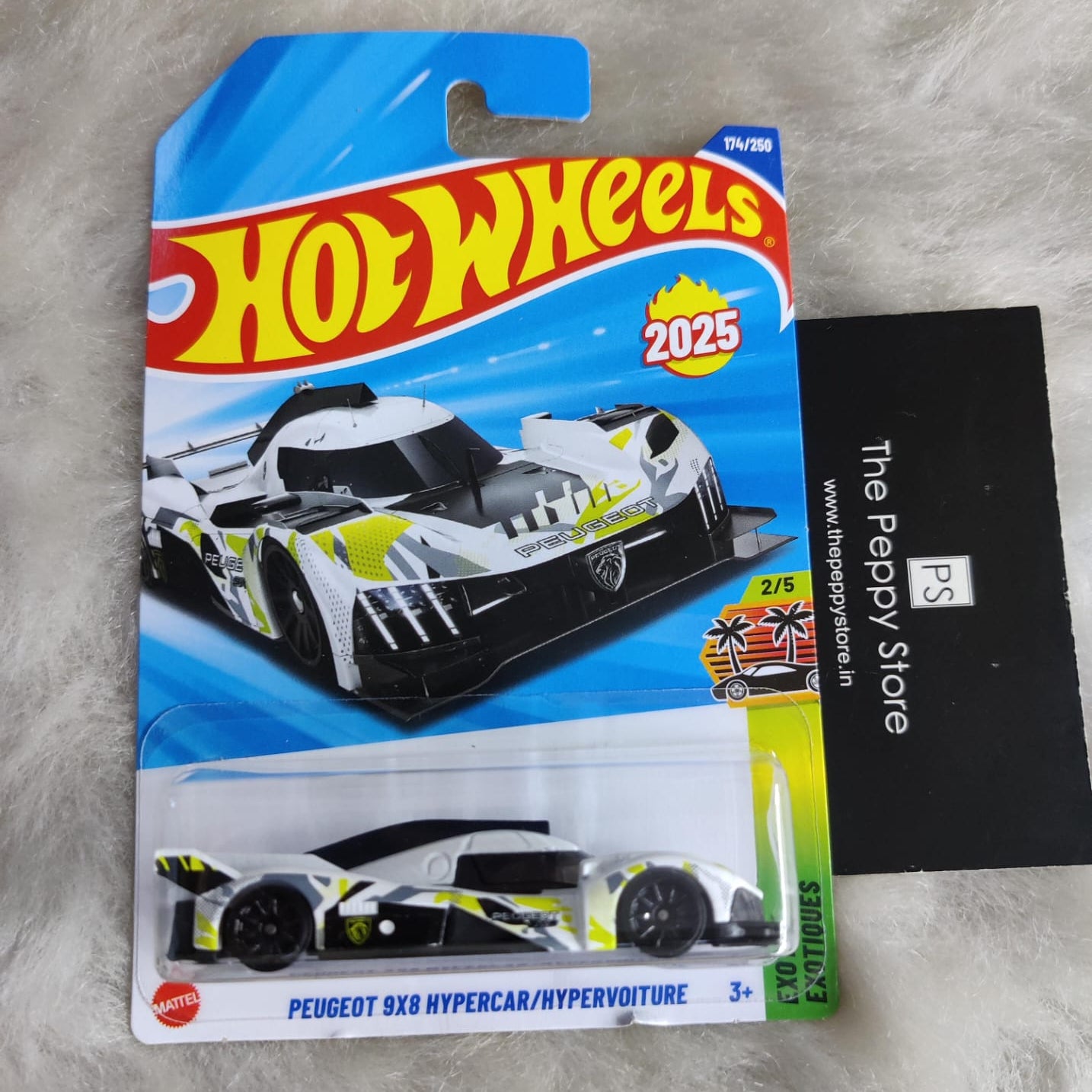 Hot Wheels 2025 L and M Case Vehicle Exclusive Collection - Peugeot 9x6 Hypercar / Hypervoiture